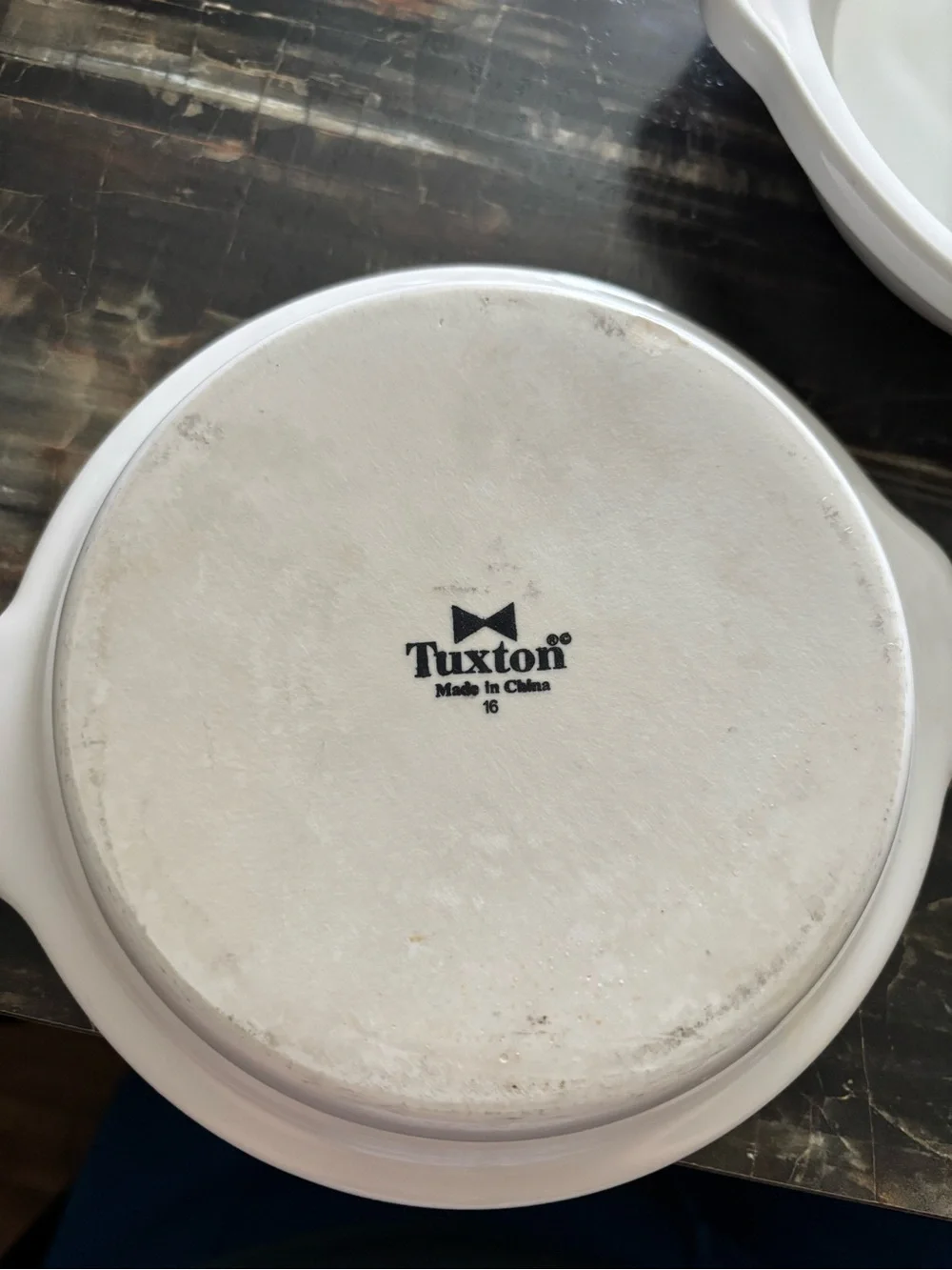 White Ceramic Serving Ramekins - Set of 3